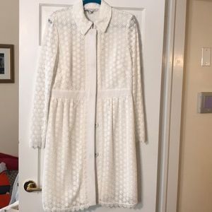 NWT DVF coat/Shirtdress